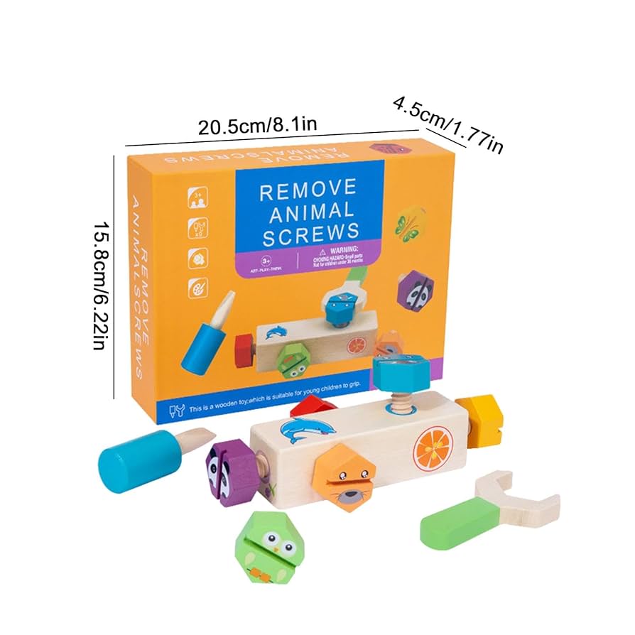 知育玩具 yuyus1 Amazon | Hozilen 幼児用ネジおもちゃ、早期学習知育玩具